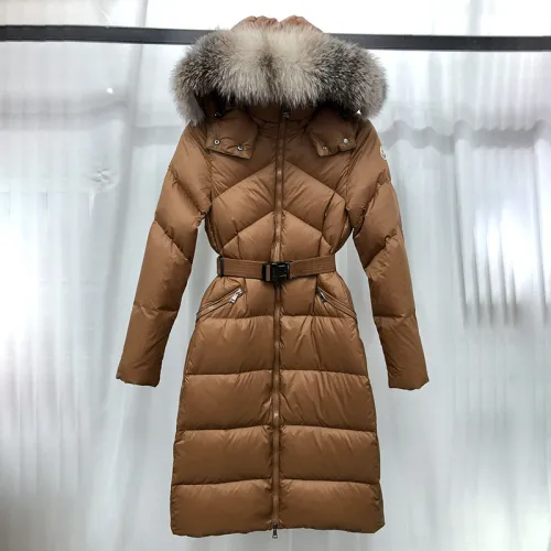 Moncler Design Womens Winter Windprood Marrionnier Down Jackets Keep Warm 90% White Duck Down Long Design