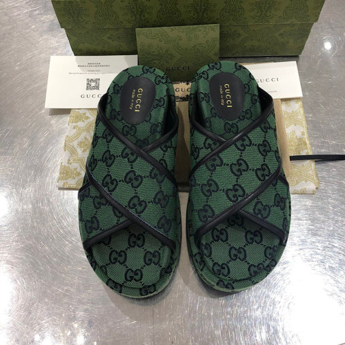 Gucci Womens Shoes Platform Slide Sandal