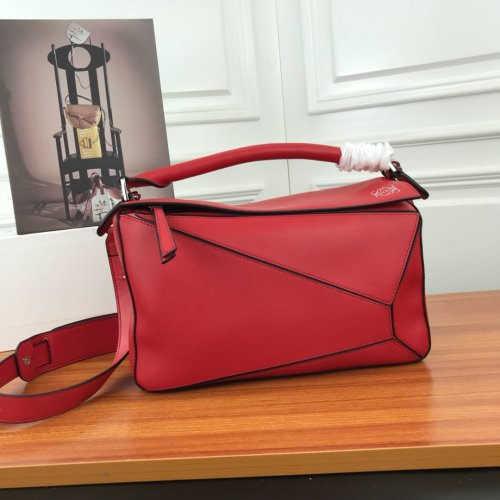 Loewe Womens Bag Puzzle Bag in Soft Grained Calfskin