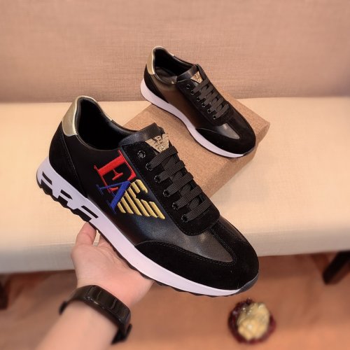 Armani Men Shoes Sneakers Fashion Design Luxury Brand Design