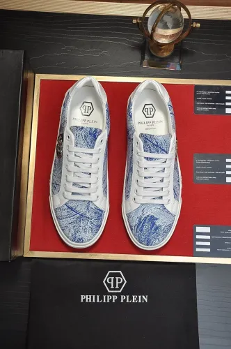 Philipp Plein Men Shoes Sneakers Low Top Sneaker Fashion Design Luxury Brand with Original Box
