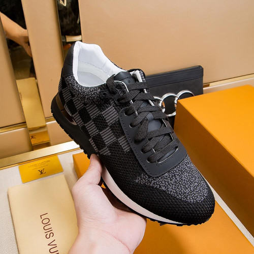 Louis Vuitton Mens Shoes Run Away Sneaker Luxury Brand with Original Box Sports Shoes