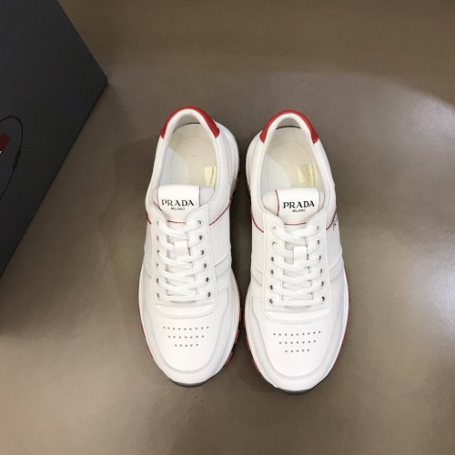 Prada Mens Shoes Sneakers Casual Shoes for Men Luxury Brand Breathable Fashion Sneakers with Original Box