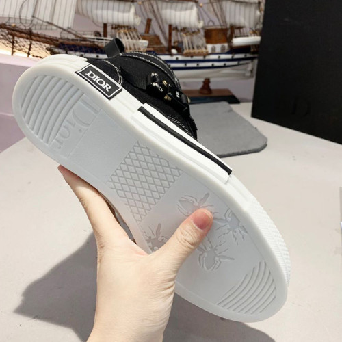 Dior Womens Mens Shoes Sneakers Luxury Brand Unisex Design B23 High-Top Sneaker with Box