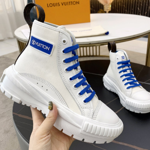 Louis Vuitton Womens Shoes Fashion Boots Luxury Brand LV SQUAD SNEAKER BOOT with Original Box 1A940S