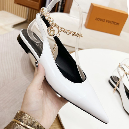Louis Vuitton Womens Shoes Sandals Slippers Leather Design Luxury Brand Fashion Sandals with Original Box
