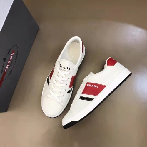 Prada Mens Shoes Sneakers Casual Shoes for Men Luxury Brand Breathable Fashion Sneakers with Original Box