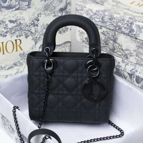 Dior Womens Bags Handbags Luxury Fashion MINI LADY DIOR BAG M0505OWCB_M323 with Original Box