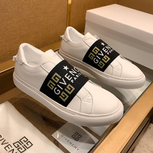 Givenchy Men Shoes Fashion Type Luxury Brand GIVENCHY SNEAKERS IN LEATHER WITH LATEX BAND with Original Box