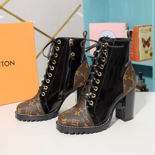 Louis Vuitton Women Shoes Boots STAR TRAIL ANKLE BOOT Luxury Brand Fashion Ankle Boots