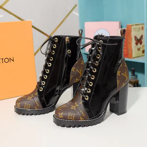 Louis Vuitton Women Shoes Boots STAR TRAIL ANKLE BOOT Luxury Brand Fashion Ankle Boots