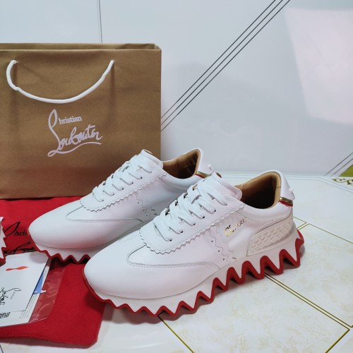 Christian Louboutin Mens Shoes Sneakers Luxury Brand Red Bottom Design Sports Footwears