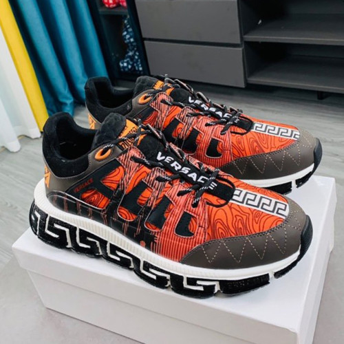 Versace Women Shoes Fashion Design Luxury Brand TRIGRECA SNEAKERS with Original Box
