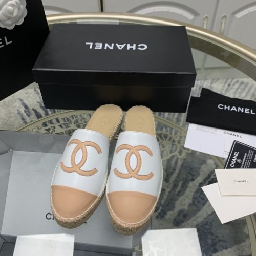 Chanel Womens Shoes Espadrilles Mules