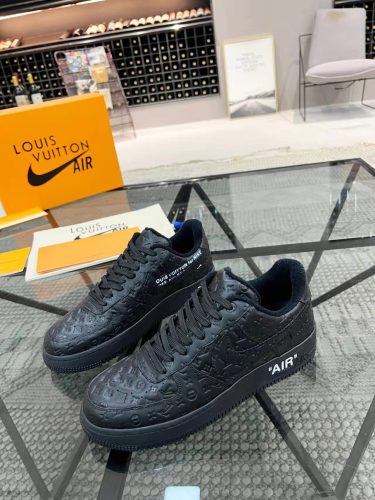 Louis Vuitton Men Shoes Fashion Sneakers Design Luxury Brand LVXNIKE Air Force Sneakers with Original Box
