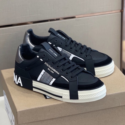 Dolce&Gabbana Men Shoes Sneakers Luxury Brand Calfskin Custom 2.Zero sneakers CS1973AQ7118B441