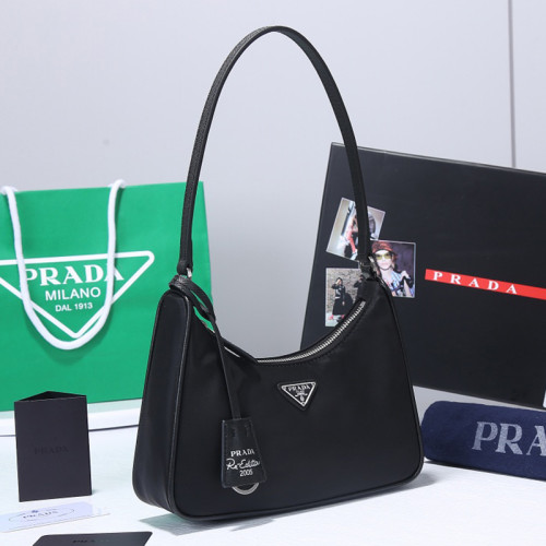 Prada Mens Bags Shoulder Messenger Bags Luxury Brand Prada Re-Edition 2005 Re-Nylon mini bag with Original Box 1NE204_R064_F0002