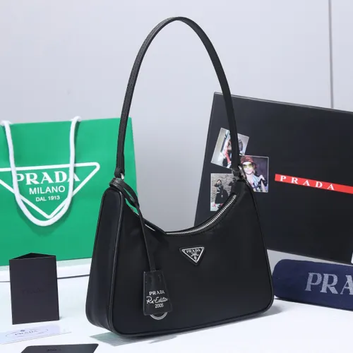 Prada Mens Bags Shoulder Messenger Bags Luxury Brand Prada Re-Edition 2005 Re-Nylon mini bag with Original Box 1NE204_R064_F0002