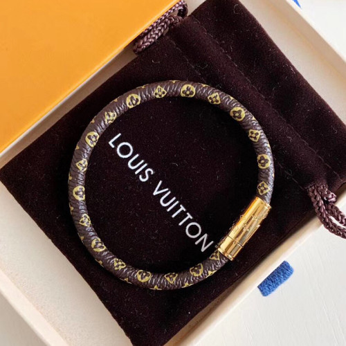 Louis Vuitton Luxury Womens Bracelet LV CONFIDENTIAL BRACELET M6334E Monogram Canvas strap with Original Box