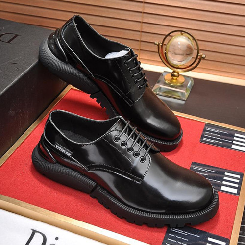 Dior Men Shoes Derby Design Luxury Brand with Original Box Formal Dress Shoes