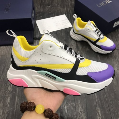 Dior Men Women Shoes Luxury B22 Sneakers