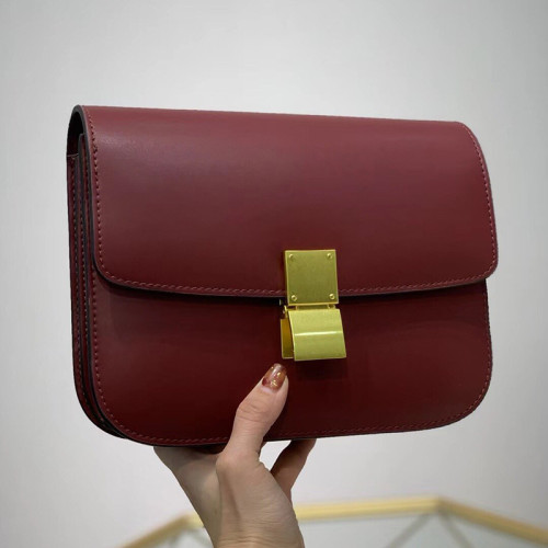 Celine Womens Bag MEDIUM CLASSIC BAG IN BOX CALFSKIN