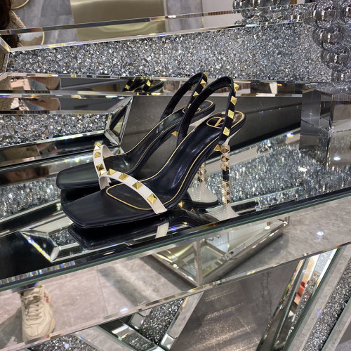 Valentino Womens Shoes Rockstud Sandals 6.5cm
