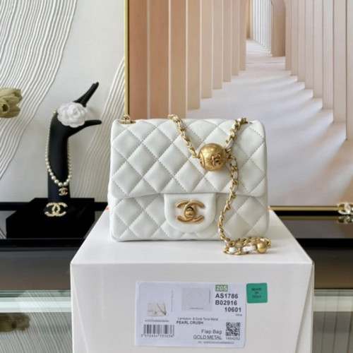 Chanel Womens Bags Crossbody Bag Classic Handbag CF Mini Luxury Brand with Original Box