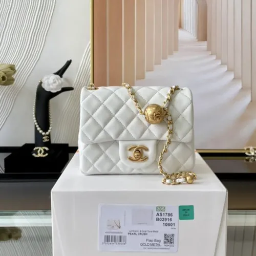 Chanel Womens Bags Crossbody Bag Classic Handbag CF Mini Luxury Brand with Original Box