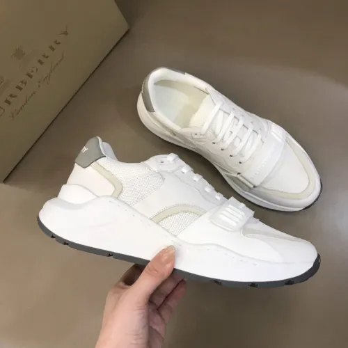 Burberry Mens Shoes Sneakers Fashion Type Luxury Brand Vintage Check Cotton Sneaker with Original Box
