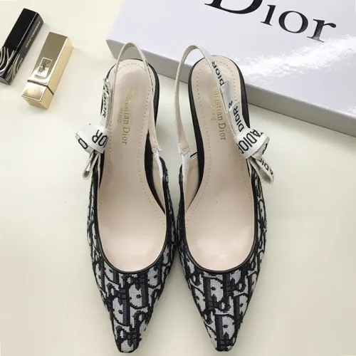Dior Women Shoes Luxury Design Fashion Type High Heel Shoes for Wedding Style J'ADIOR SLINGBACK PUMP