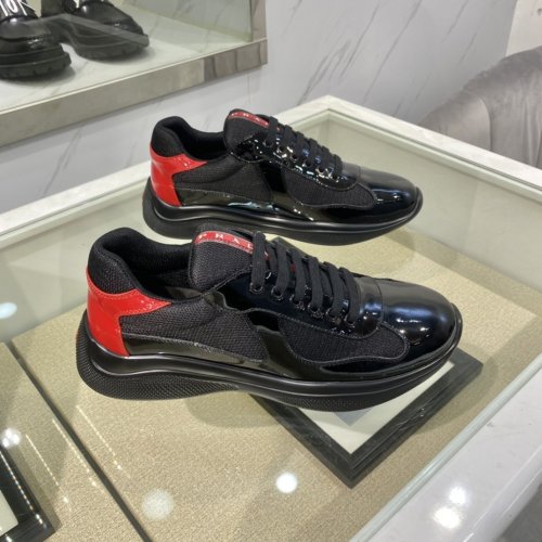 Prada Mens Shoes Sneakers Casual Shoes for Men Luxury Brand White Prada PRAX 1 sneakers with Original Box 4E3576_3LFV_F0009