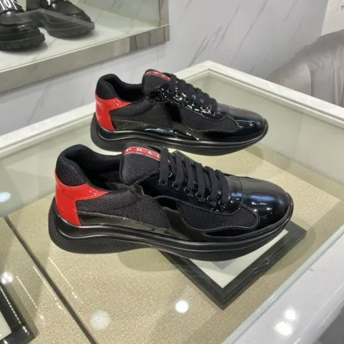 Prada Mens Shoes Sneakers Casual Shoes for Men Luxury Brand White Prada PRAX 1 sneakers with Original Box 4E3576_3LFV_F0009