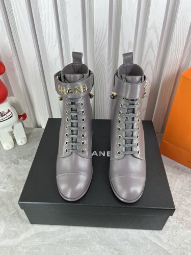 Chanel Womens Shoes Boots Luxury Brand Design with Original Box Women Fashion Ankle Boots 6cm Heel