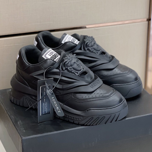 Versace Men Shoes Fashion Sneakers Luxury Brand with Original Box Top Quality Breathable Versace Odissea Sneaker with Original Box