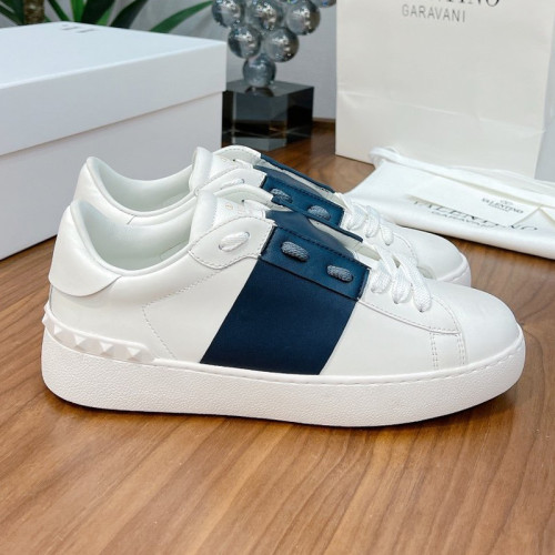 Valentino Men Shoes Fashion Design Luxury Brand OPEN SNEAKER WITH VLTN PRINT with Original Box WY0S0830BLUA01