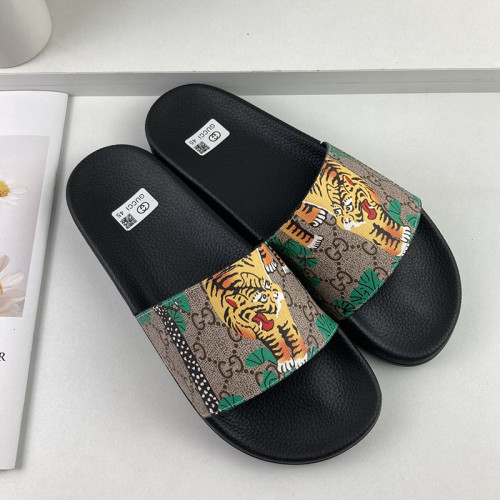 Gucci Mens Shoes Sandals Slides Slippers Luxury Brand Thick Sole Design with Original Box