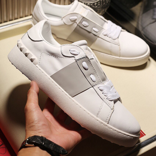 Valentino Garavani Open Sneaker With Metallic Band Mens Shoes Luxury Brand with Original Box