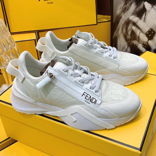 Fendi Mens Shoes Fashion Sneakers Luxury Brand Casual Fendi Flow Low-Top Sneakers Shoes for Men with Original Box