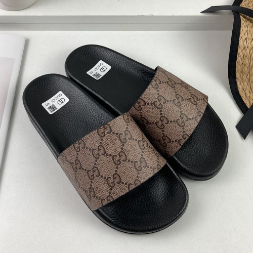 Gucci Mens Shoes Sandals Slides Slippers Luxury Brand Thick Sole Design with Original Box