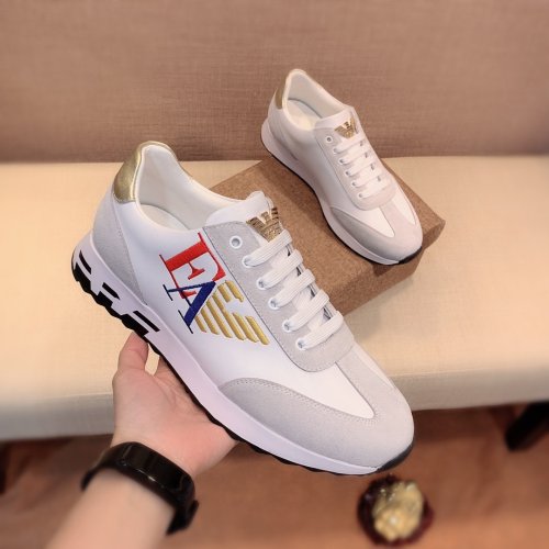 Armani Men Shoes Sneakers Fashion Design Luxury Brand Design