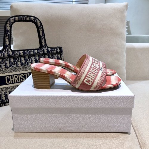 Dior Womens Shoes DWAY HEELED SLIDE KCQ244IKE_S34U