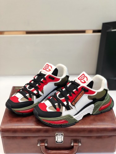 Dolce&Gabbana Womens Shoes Sneakers Luxury Brand Mixed-material Airmaster sneakers CK1984AY03389814