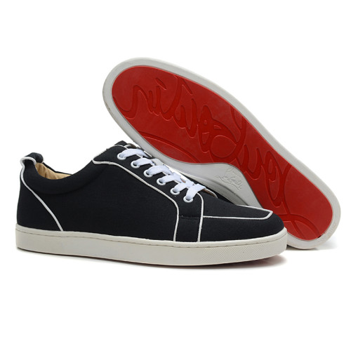 Christian Louboutin Mens Shoes Luxury Brand Red Bottom Design Louis Junior Spikes Flat with Original Box CL sneakers