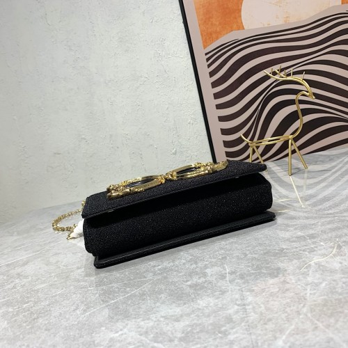 Dolce&Gabbana Womens Bags Shoulder Bag in quilted nappa leather Luxury Brand with Original Box