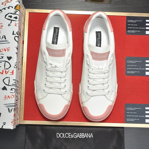 Dolce&Gabbana Women Shoes Fashion Sneakers Portofino Sneakers In Nappa Leather And Rubber Toe-Cap CK1802AW11387587