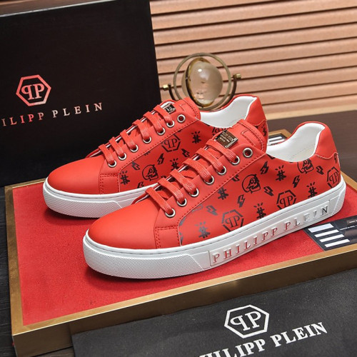 Philipp Plein Men Shoes Sneakers Low Top Sneaker Fashion Design Luxury Brand with Original Box