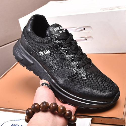Prada Mens Shoes Sneakers Casual Shoes for Men Luxury Brand Breathable Fashion Sneakers with Original Box
