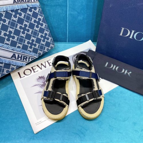 Dior Men Womens Shoes DIOR ATLAS SANDAL 3SA094ZIY_H561
