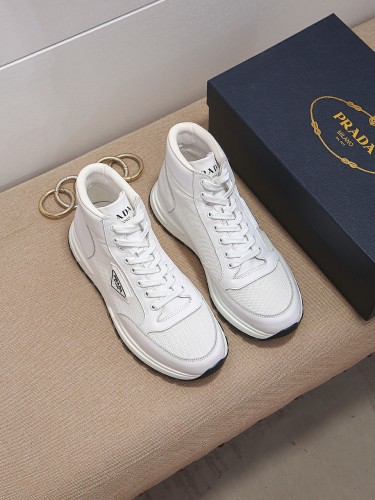 Prada Mens Shoes Sneakers Casual Shoes for Men Luxury Brand Breathable Fashion Sneakers with Original Box